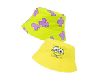 SpongeBob SquarePants Childrens/Kids Reversible Bucket Hat (Yellow/Purple) - NS7315