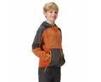 Regatta Childrens/Kids Dissolver VII Full Zip Fleece Jacket (Orange Peel) - RG9492