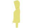 TriDri Womens Cropped Oversize Hoodie (Lemon) - RW6548