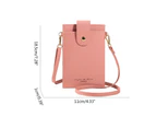 Cute Mini Mobile Phone Bag for Women Girls Messenger Bag Female Card Purse Fashion Thin Shoulder Bag Small Crossbody Bag-Color-Sky Blue