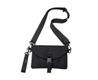 Fashion Crossbody Bag for Women and Men Casual Shoulder Bag Solid Handbag Unisex Messenger Bag Phone Pouch-Color-Khaki