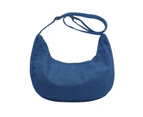 Fashion Crossbody Bag for Women Men Denim Shoulder Bag Large Capacity Casual Hobo Bag Tote Handbag Purse-Color-light blue