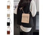 Cute Crossbody Bag for Women All-matching Vertical Shoulder Bag Soft PU Leather Messenger Bag Summer Mobile Phone Bag-Color-Black