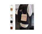 Cute Crossbody Bag for Women All-matching Vertical Shoulder Bag Soft PU Leather Messenger Bag Summer Mobile Phone Bag-Color-brown