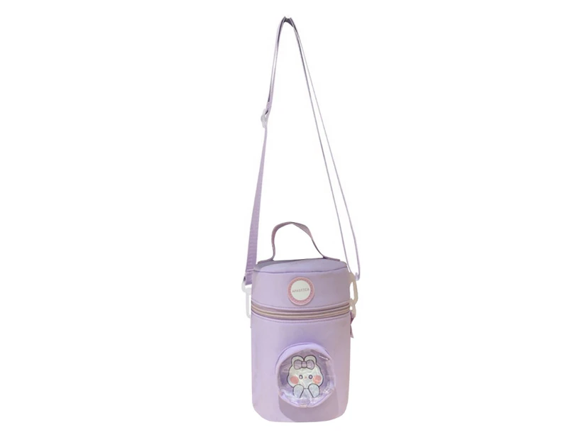 Cute Cartoon Crossbody Bag for Women Girls Small Capacity Handbag All-matching Bucket Shoulder Bag Female Messenger Bag-Color-Purple