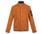 Regatta Childrens/Kids Newhill Fleece Jacket (Orange Pepper/Ash) - RG8902