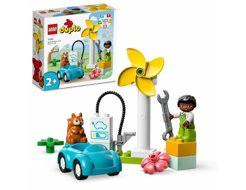 LEGO® DUPLO Town Wind Turbine and Electric Car 10985 - Multi
