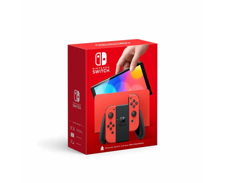 Nintendo Switch Console OLED Model - Mario Red Edition