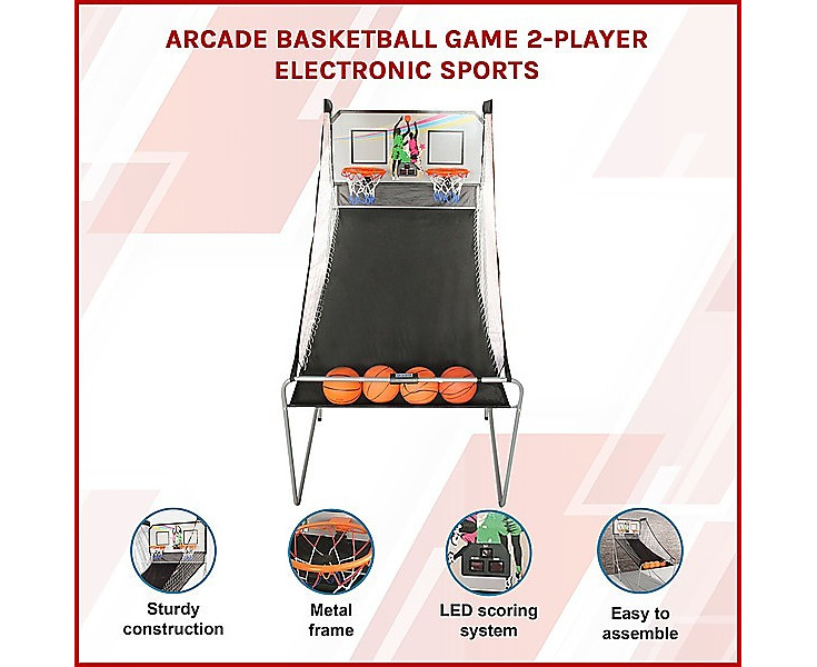 Arcade Basketball Game 2-Player Electronic Sports - Auz Sales Online