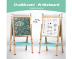 Bopeep Kids Easel Drawing Magnetic Board Children Wooden Double-sided 87-117cm