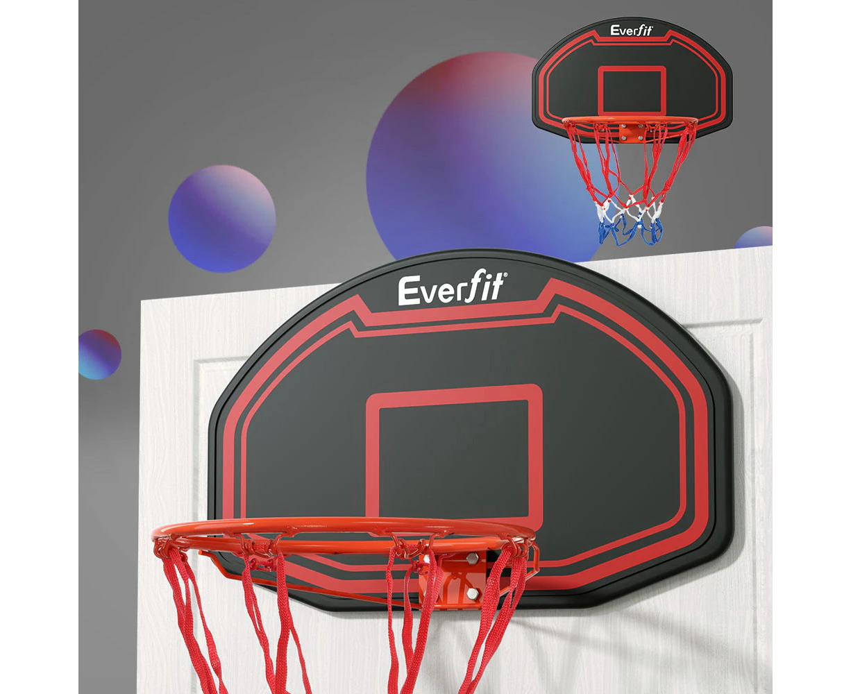 Everfit 38" Basketball Hoop Backboard Door Wall Mounted Ring Net Sports Kids