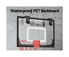 Everfit 23" Mini Basketball Hoop Backboard Door Wall Mounted Sports Kids Black
