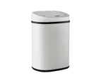 Devanti 82L Motion Sensor Bin Rubbish Automatic White