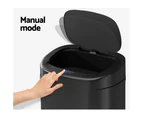 Devanti 82L Motion Sensor Bin Rubbish Automatic Black