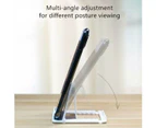 Universal Desk Stand Phone Ipad Tablet Holder Adjustable Foldable Portable - Yellow