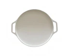 Masker BBQ Grill Pan 30cm with Heat Resistant Handles - White