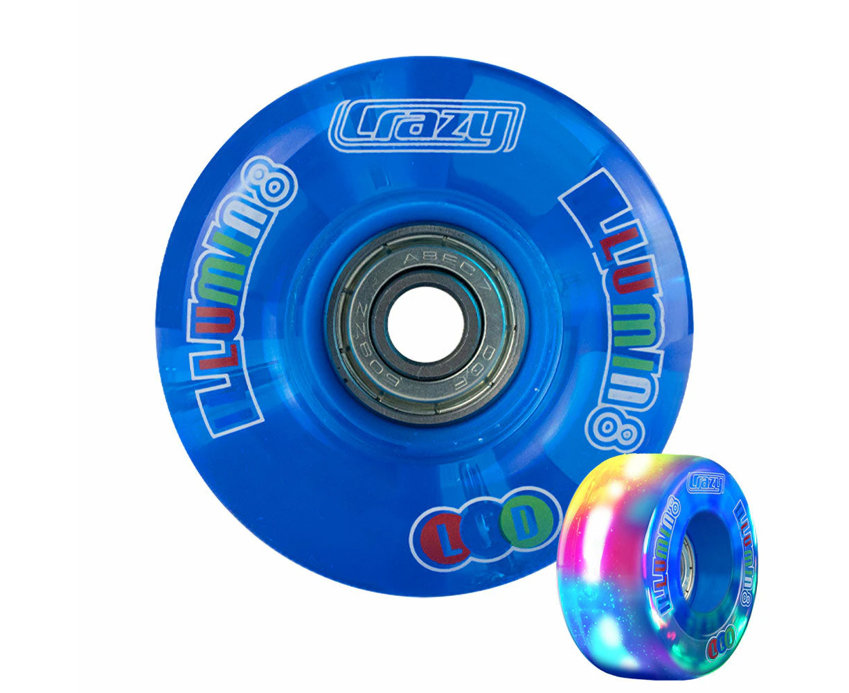 illumin8 LED Light-Up Roller Skate Wheels - Blue