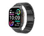 WIWU HD Screen Smart Watch 2.01 Inch with Waterproof HRV Fitness Tracker-Black