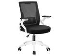 ALFORDSON Mesh Office Chair Executive Computer Gaming Racing Work Fabric Seat Black & White