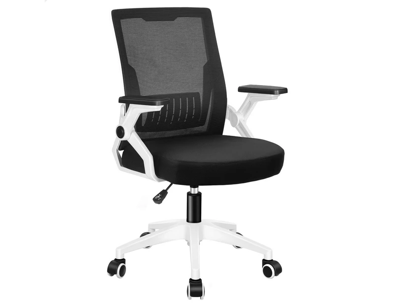 ALFORDSON Mesh Office Chair Executive Computer Gaming Racing Work Fabric Seat Black & White