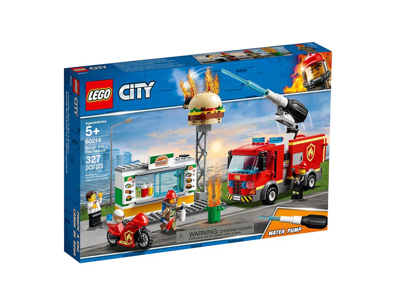 Nnekg Lego City Burger Bar Fire Rescue (60214)