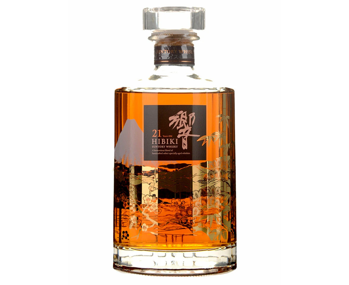 Hibiki 21 Year Old Mount Fuji Kacho Fugetsu Limited Edtion Blended Suntory Whisky 700ml