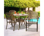 Livsip Outdoor Dining Set 5 Piece Table Chairs Setting Patio Outdoor Furniture