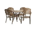 Livsip Outdoor Dining Set 5 Piece Table Chairs Setting Patio Outdoor Furniture