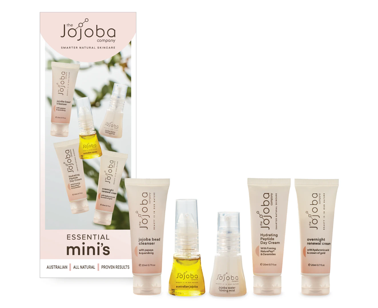 The Jojoba Company Jojoba Essentials Minis (5 Pk)