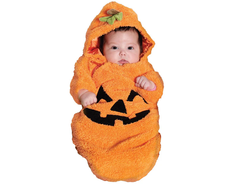 Cute Pumpkin Newborn Bunting Halloween Costume