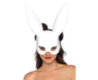 Classic White Bunny Adults Costume Mask