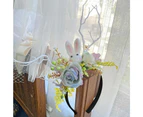 Easter Bunny Flower Headband Decoration Cute Rabbit Headband Fairy Cosplay Wreath Crown