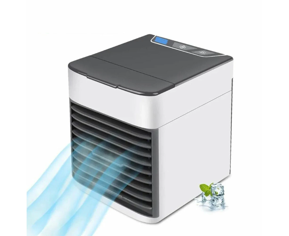 Mini Portable USB Arctic Air Cooler with LED Light Personal Desk Cooling Fan