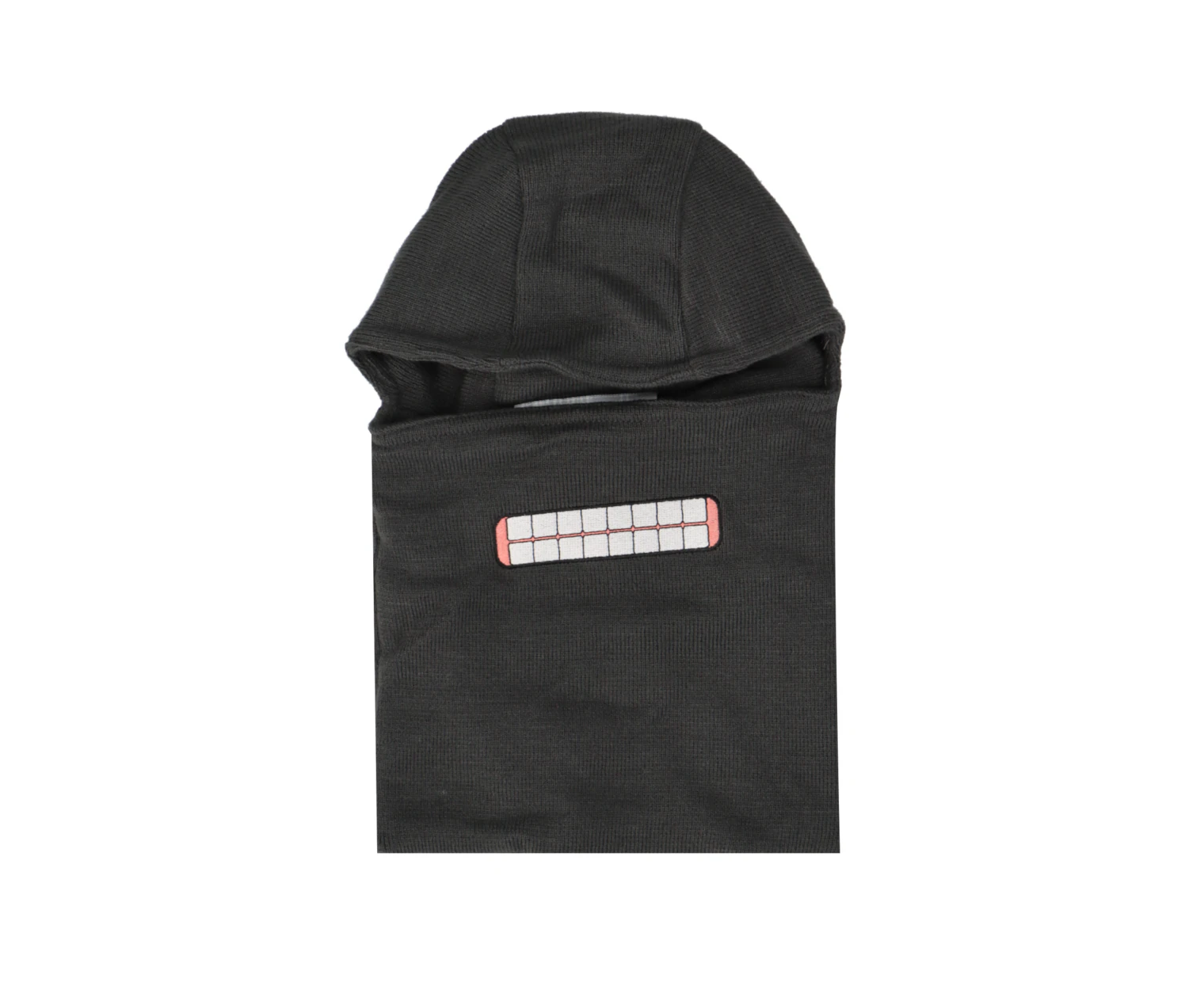 Kangol Okay Folding Balaclava Hat Face Covering Warm Winter - Charcoal