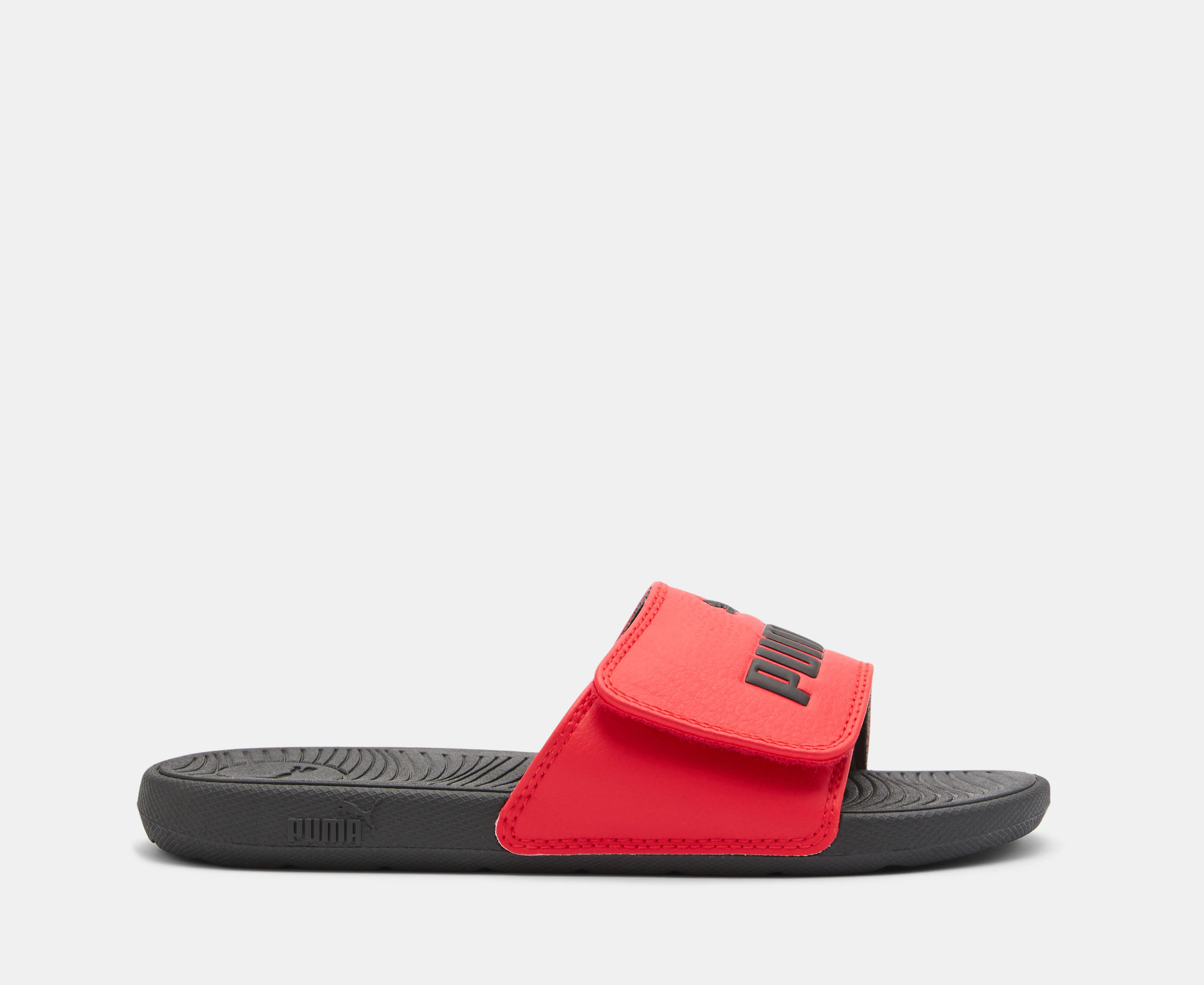 Puma Youth Boys' Cool Cat 2.0 V Slides - Red/Black