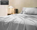 Sheraton Luxury 1000TC Maison Cotton Rich Super King Bed Sheet Set - Dove Grey