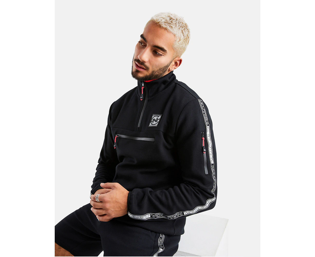 Nautica Competition Glaveson ¼ Zip Jumper Black