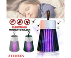Electric Mosquito Killer Lamp Insect Catcher Fly Bug Zapper Trap Led Uv Mozzie - Grey (Recharge)