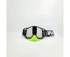 Motorcycle Racing Goggles Motocross Mx Mtb Atv Utv Dirt Bike Off-Road Eyewear - Red+Black(Red Lens)