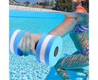 Water Dumbbells Aquatic Exercise Dumbells Water Aerobics Workouts Barbells - Grey-Pink