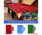 7Pcs Worsted Billiard Snooker Pool Table Cover Cloth W/ Felt Strip Heavy Duty 7FT - Green
