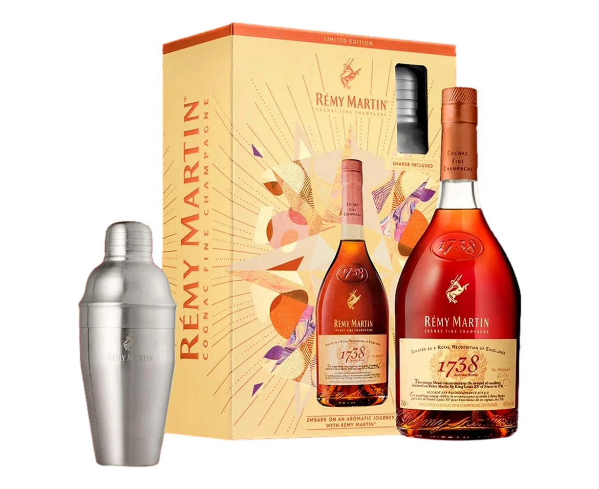 Remy Martin 1738 Accord Royal with Shaker Gift Pack