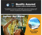 San Hima 8L Portable Gas Hot Water Heater System Outdoor Camping Shower Caravan