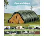 Manan Tarp Canvas Tarpaulin Heavy Duty Poly Camping Shelter Waterproof 400GSM