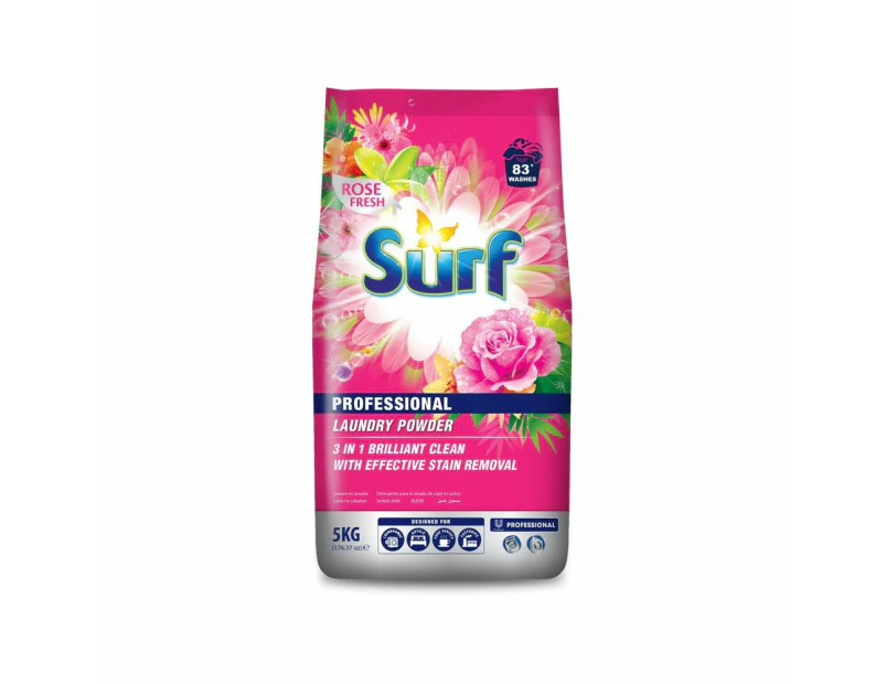 Surf 5kg Rose Fresh Professional Laundry Powder