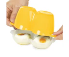 Progressive Prep Solutions Microwave Poach Perfect 2-Egg Cooker/Steamer Yellow