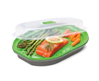 Progressive Prep Solutions 246ml Microwave Fish & Veggie Steamer Food Cooker