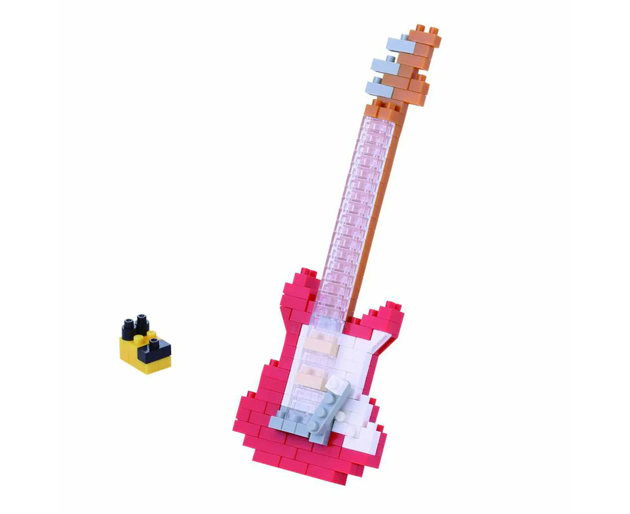 Nanoblock World - Electric Guitar Red