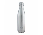 h2 hydro2 Quench Double Wall Stainless Steel Water Bottle Size 750ml in Silver