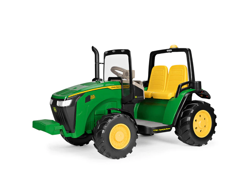 John Deere 12V Electric Kids/Childrens Ride On Dual Force Tractor Play Toy